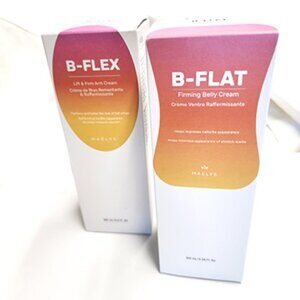 2 MAELYS B-FLAT BELLY FIRMING CREAM AND 2 B-FLEX LIFT & ARM CREAM (NEW IN BOX)